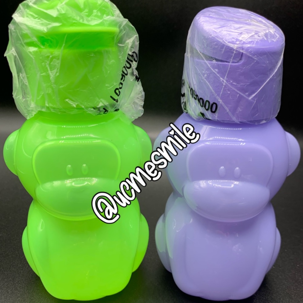Tupperware Zoo Crew Kids Monkey Eco Water Bottle Set